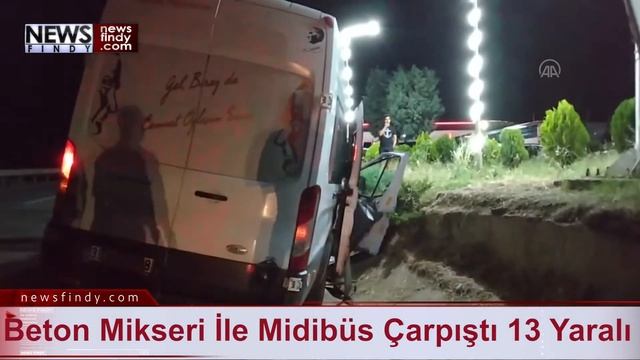 Beton Mikseri İle Midibüs Çarpıştı 13 Yaralı смотреть онлайн