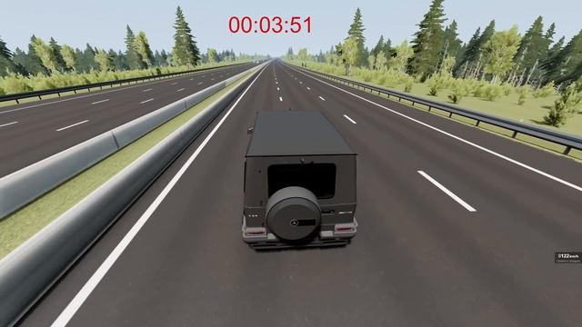 МАКСИМАЛЬНАЯ СКОРОСТЬ! ЗАКЛИНИЛ ГАЗ В МАШИНЕ | BeamNG.drive смотреть онлайн