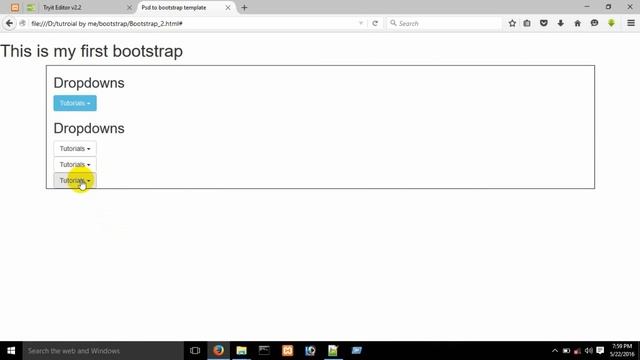 Bootstrap Tutorial For Beginners Responsive Design by NGIT বাংলা Part 5 nav dropdown menu смотреть онлайн