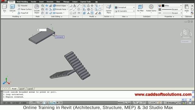 AutoCAD 3D House Modeling Tutorial - 7 | 3D Home | 3D Building | 3D Floor Plan | 3D Room смотреть онлайн