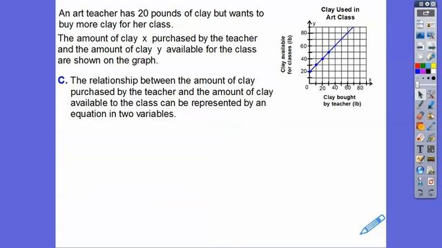 Independent and Dependent Variables in Tables and Graphs- Lesson 12.2 смотреть онлайн