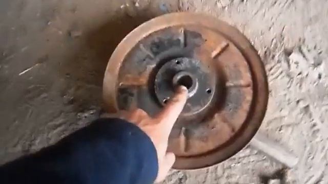 Приводной шкив на гидравлику.