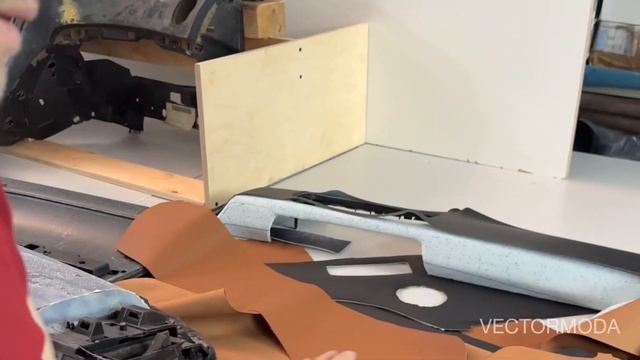 Range Rover Sport SVR - перетяжка салона натуральной кожей Nappa