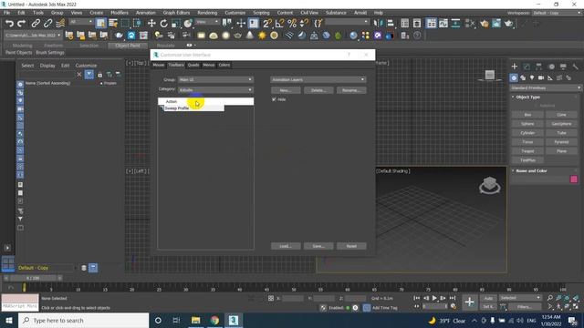 Script Sweep Profile 3Ds Max 2022