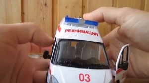 Скорая помощь. Автомобиль Газель. Спецтехника от ТехноПарк. Реанимация со звуком. Машинка.