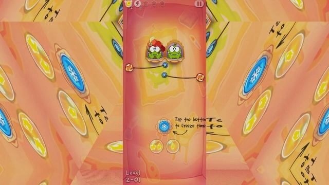 cut the rope - walkthrough gameplay - bring candy for omnom - om nom is trying to catch candy смотреть онлайн