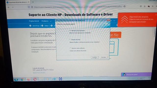 Instalando impressora Wifi HP laserjet P1102w P1109W M1132 e similares por usb P1000 P1102 P1005 смотреть онлайн