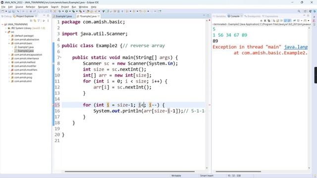 21.Oops in JAVA (Input from User- Scanner Class, Array(Logical Questions)) смотреть онлайн