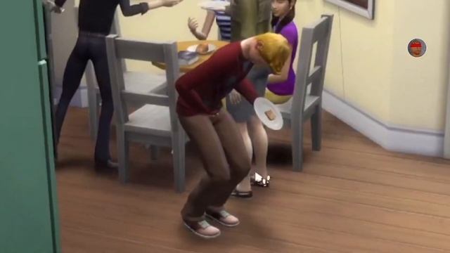 this emo on sims 4 becomes a menace... смотреть онлайн