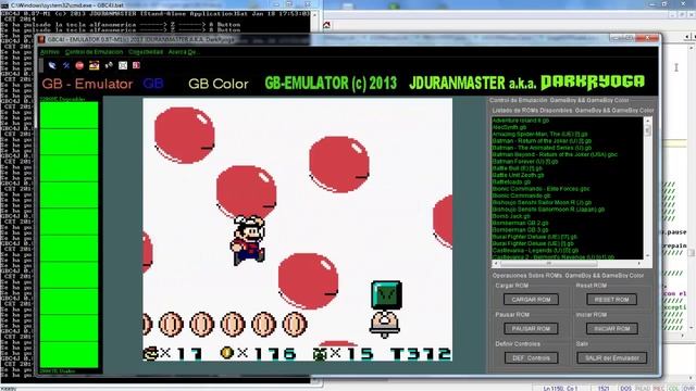 SUPER MARIO LAND 2 DX (V1.1) (Color Hack) [U] - GBC4J-v-0.87-M1: GameBoy Color Emulator [JAVA] смотреть онлайн