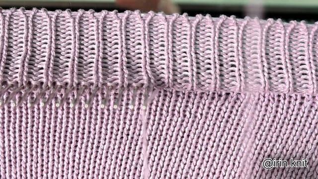 Обработка горловины / Я ❤️ ВЯЗАТЬ смотреть онлайн