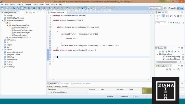 reverse a string in java смотреть онлайн