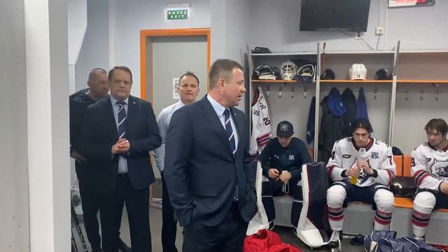 Победная раздевалка после гостевой игры с ХК "Сочи" смотреть онлайн