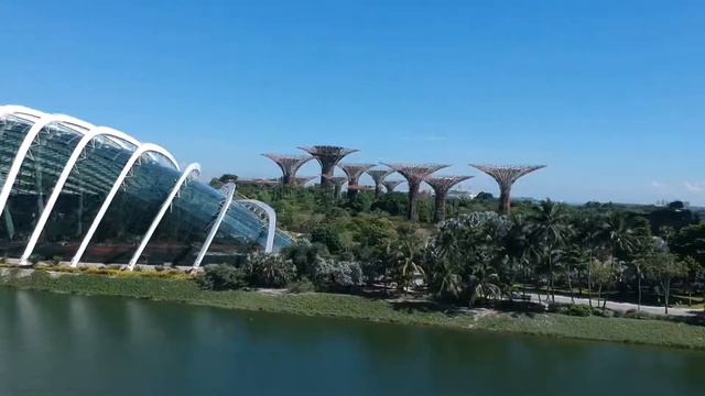 Сингапур с высоты птичего полета | Sinapore from a bird's-eye view. смотреть онлайн