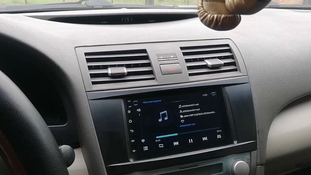 Стук сзади Камри 40