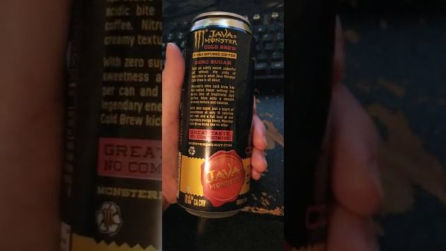 java monster cold brew nitro infused coffee sweet black review смотреть онлайн