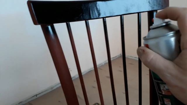 Ремонт, реставрация стула. Покраска. смотреть онлайн