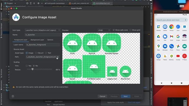 Easiest way to change app icon in react native using Android Studio | Tutorial 2023 смотреть онлайн