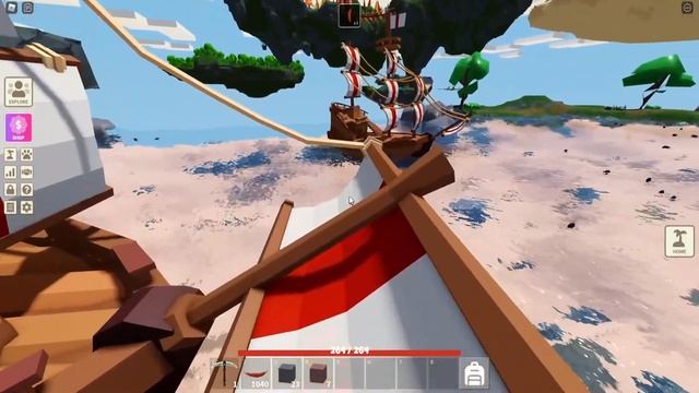 Новые телепортеры и СКАЙБЛОКУ 2 ГОДА! - Новое обновление в роблокс скайблок. смотреть онлайн