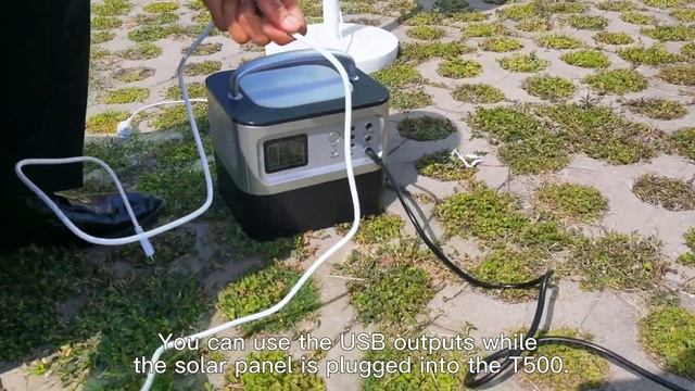 Could we use Tig fox T500 portable power station while charging? смотреть онлайн