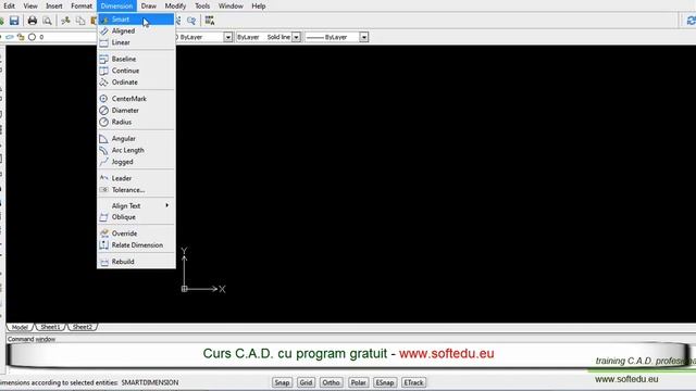 Prezentare curs C.A.D. / Autocad cu program gratuit, curs Autocad смотреть онлайн