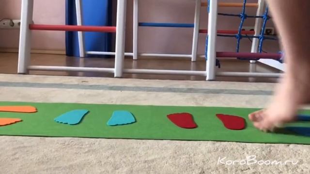 Коврик из фетра Веселые прыжки смотреть онлайн