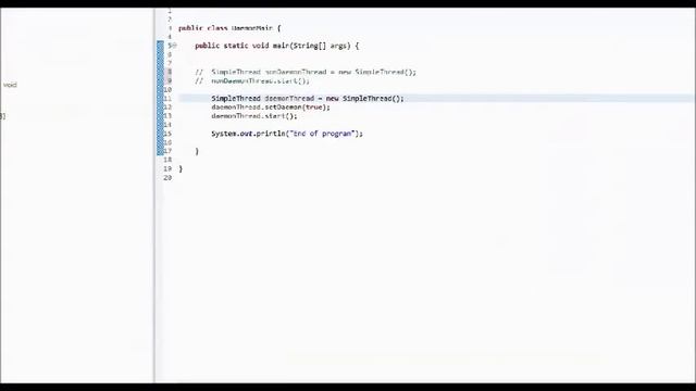 How to create daemon thread in Java !!!! смотреть онлайн