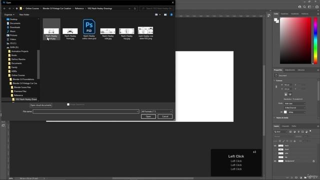 Blender 3.0 - Vintage Car - 01. Working with Reference Images.mp4