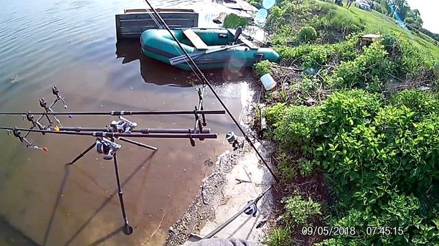 Рыбалка в Потуданском пруду (село Потудань, Старооскольский округ) смотреть онлайн