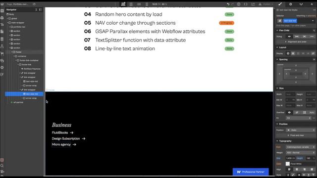 FLUIDBLOCKS | 05 GSAP arrow points to cursor effect in Webflow смотреть онлайн