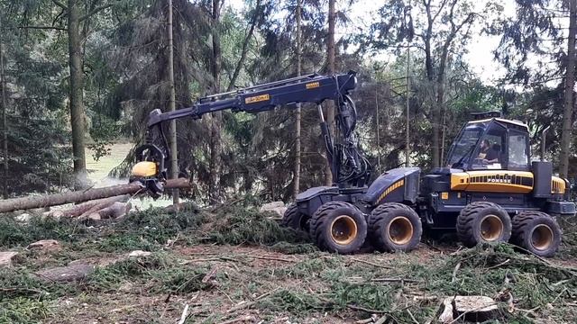 Harvester Ponse ERGO  8x8 , Harvester Work