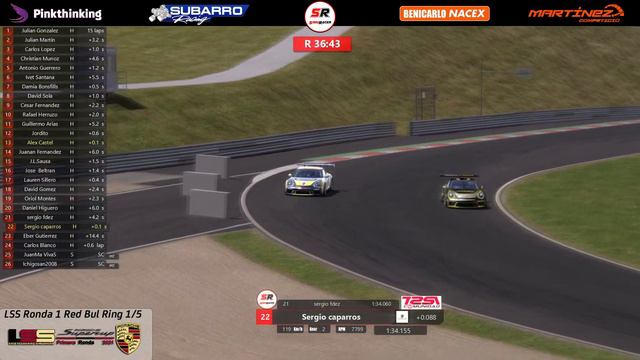 Assetto Corsa | Campeonato LSS Simuracer | Ronda 1 | Red Bull Ring 1/5 смотреть онлайн