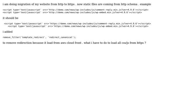 Wordpress: How make wp include urls as https? смотреть онлайн