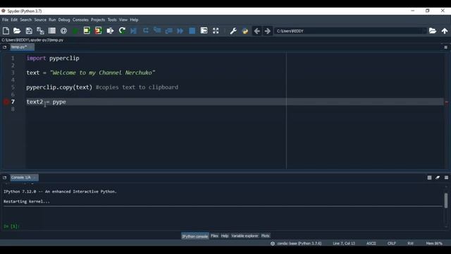 Copy Paste Tool Using Python || Python Projects in Telugu || Nerchuko смотреть онлайн