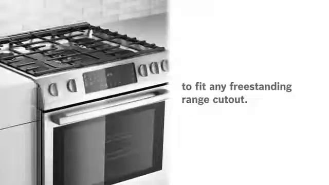 Bosch Slide in Dual Fuel Ranges HD18054U at AppliancesConnection.com смотреть онлайн