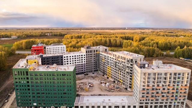 Ход строительства ЖК Мозаика парк, 2 очередь г. Тюмень смотреть онлайн