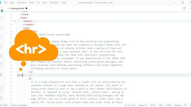 Hr Tag Example | Stop Using hr Tag in HTML to Make horizontal line now! смотреть онлайн