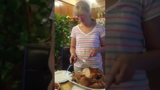 Как резать индейку-how to carve turkey смотреть онлайн