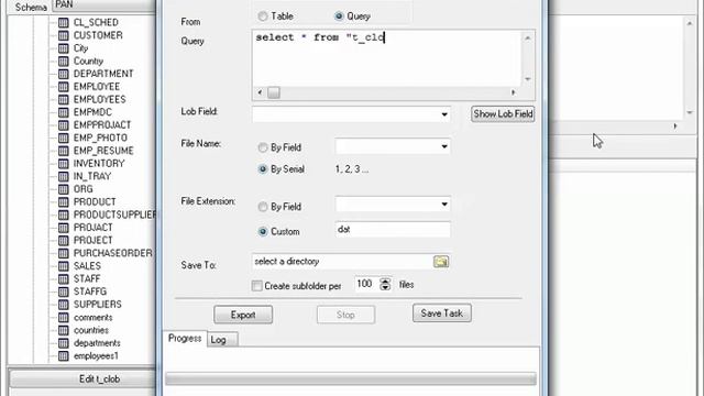 Batch export DB2 CLOB data from query results to files смотреть онлайн