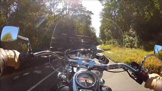 Kawasaki VN 900 Classic Summerday ride in the area around cologne part 1 смотреть онлайн