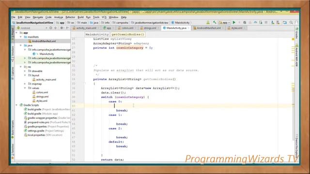 Android S7E5 : BottomNavigation - Tabs with ListView смотреть онлайн