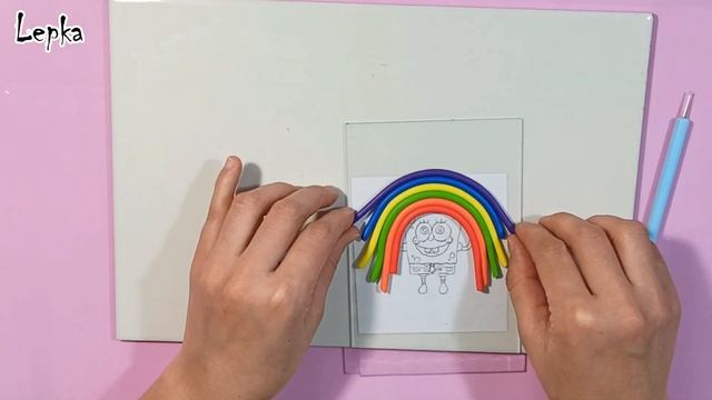 Спанч боб из полимерной глины на кружке / Губка боб из полимерной глины / Декор кружки смотреть онлайн
