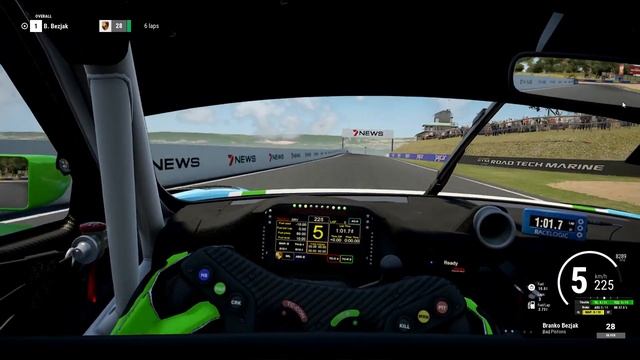 ACC Porsche 991.II GT3 R@Mount Panorama, 2.01.608 смотреть онлайн