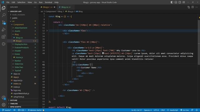 Building an Animated Grocery Shop Website using React JS Part-2 | Speedy Codez смотреть онлайн