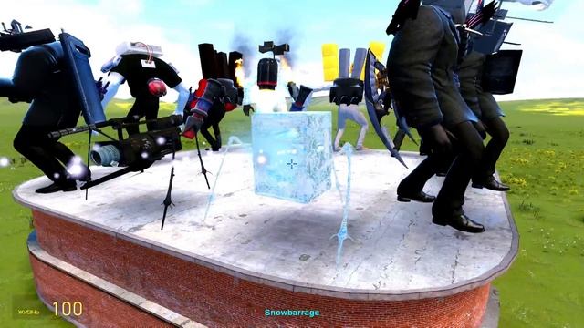 ПРЕВРАТИЛ В ЛЁД НОВЫХ СКИБИДИ КАМЕРАМЕНОВ в GARRY'S MOD! смотреть онлайн