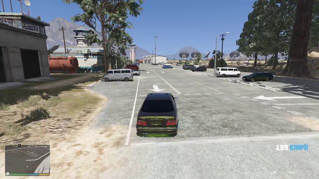 GTA 5 Mercedes Benz W210 Brabus Vs BMW E60 M5 Tuning и всё же мерин быстрее