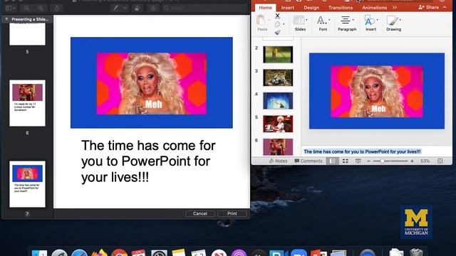 PowerPoint with Zoom in Mac смотреть онлайн