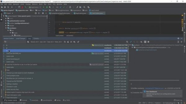 Intellij squash commit