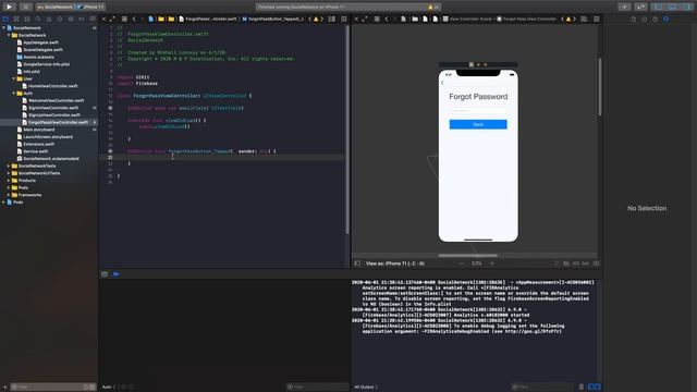 iOS Swift: Firebase 008 - Reset Password смотреть онлайн