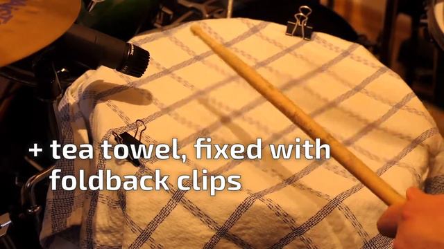 1 SNARE = 5 SOUNDS! Put paper, carton, tea towel ... on your snare drum смотреть онлайн